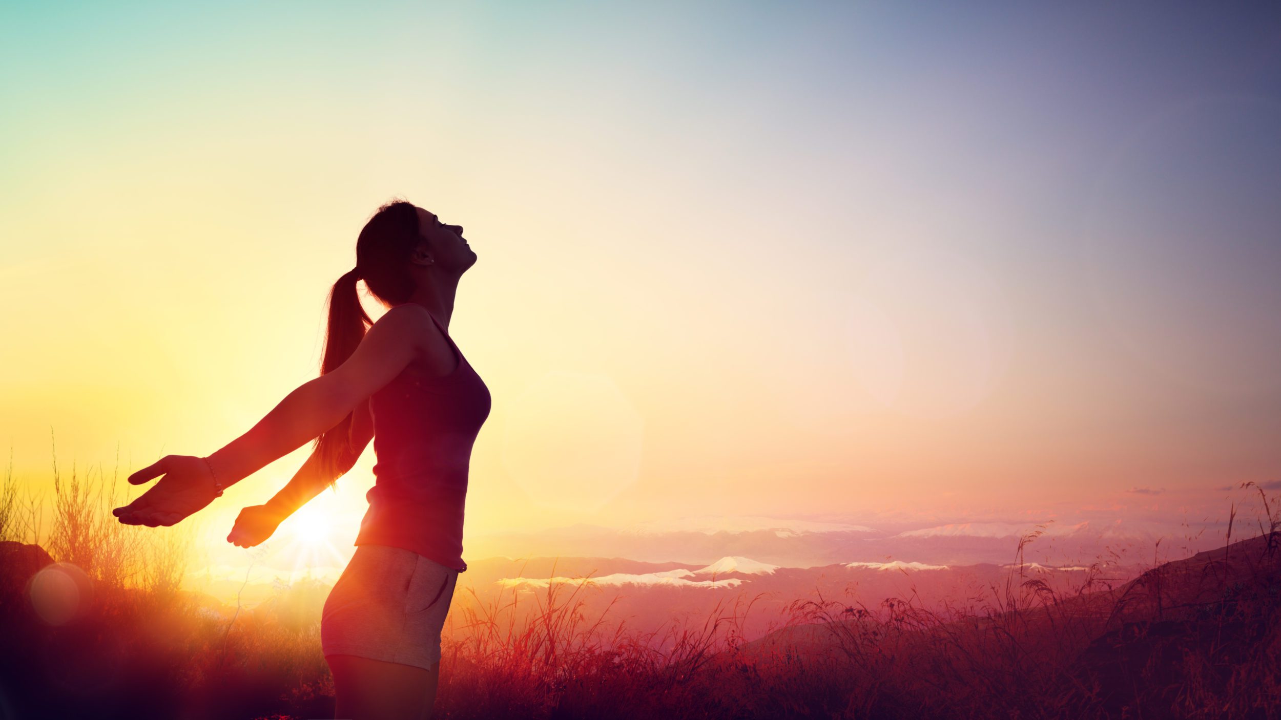 Woman on Mountain